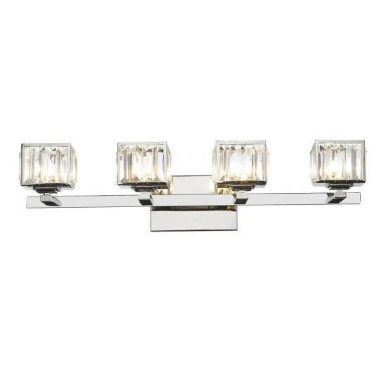 Buy ⭐ Silver Orchid Doris 4-light Chrome Bath/ Vanity Light ⌛ - Image 3