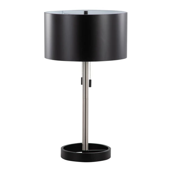 Hot Sale đĽ Silver Orchid Nissen Metal Table Lamp Black/nickel đ - Image 6