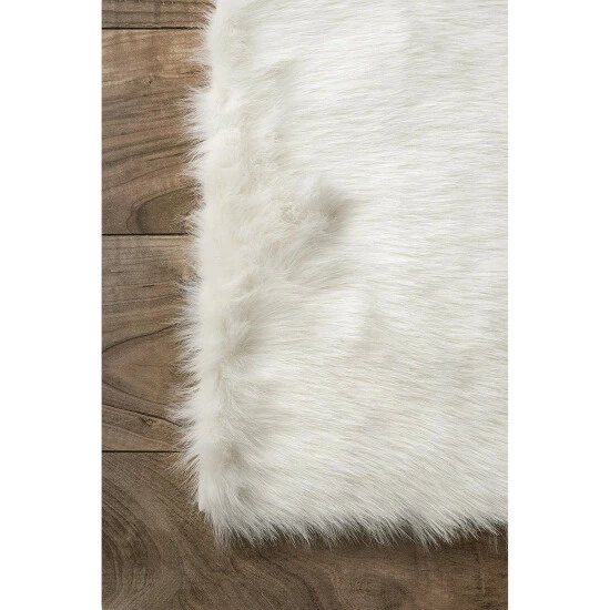 Best reviews of ๐ Silver Orchid Andral White Faux Sheepskin Soft Fluffy Area Rug โ๏ธ 5 Best reviews of ๐ Silver Orchid Andral White Faux Sheepskin Soft Fluffy Area Rug โ๏ธ - Image 4