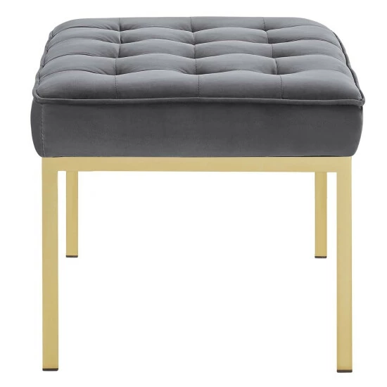 Promo đĽ Silver Orchid Fairbanks Velvet Bench Navy â¤ď¸ 5 Promo đĽ Silver Orchid Fairbanks Velvet Bench Navy â¤ď¸ - Image 3