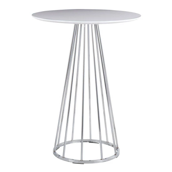 Cheapest âď¸ Silver Orchid Haid Counter Height Dining Table White Wood/black Metal đ - Image 6
