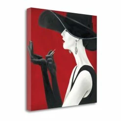 Best Sale 👍 Silver Orchid "Haute Chapeau Rouge II" By Marco Fabiano, Giclee Print On Gallery Wrap Canvas 👍