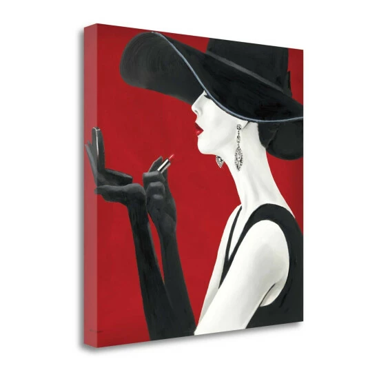 Best Sale ๐ Silver Orchid "Haute Chapeau Rouge II" By Marco Fabiano, Giclee Print On Gallery Wrap Canvas ๐ 3 Best Sale ๐ Silver Orchid "Haute Chapeau Rouge II" By Marco Fabiano, Giclee Print On Gallery Wrap Canvas ๐