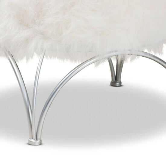 Discount ๐งจ Silver Orchid Coburn Modern And Contemporary Upholstered Ottoman ๐ - Image 5