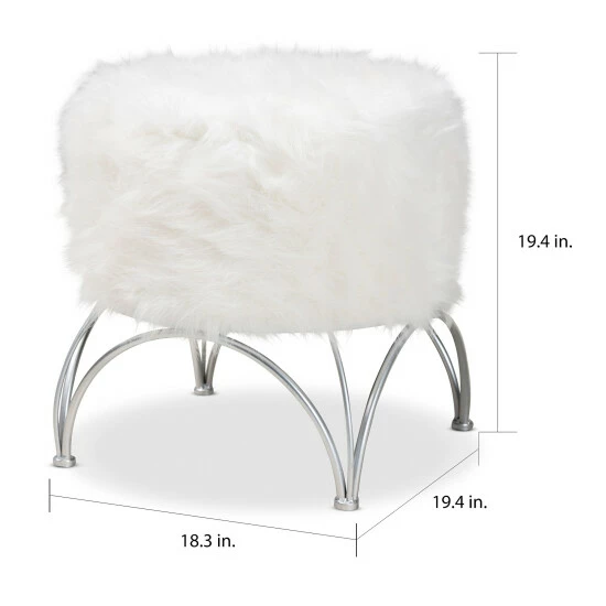Discount ๐งจ Silver Orchid Coburn Modern And Contemporary Upholstered Ottoman ๐ - Image 7