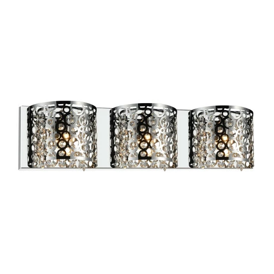 Coupon â Silver Orchid Bracken 3-light Wall Sconce With Chrome Finish đ