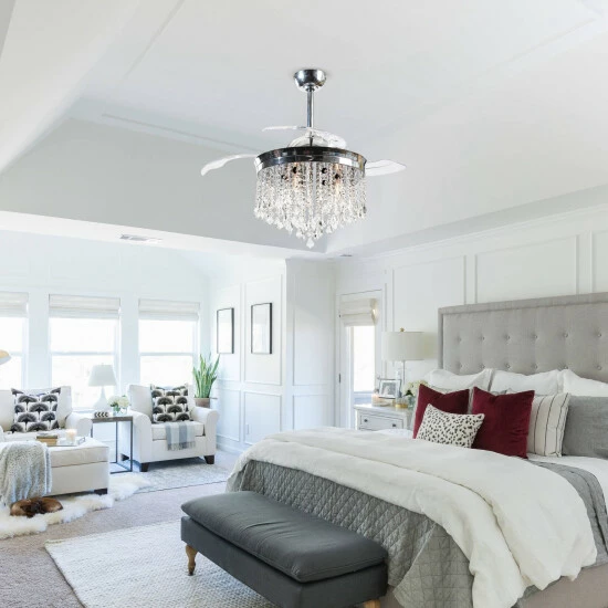 Best Sale ๐ Silver Orchid Shearer Chrome 42-inch Crystal Ceiling Fan Chandelier ๐ฅ 5 Best Sale ๐ Silver Orchid Shearer Chrome 42-inch Crystal Ceiling Fan Chandelier ๐ฅ - Image 3