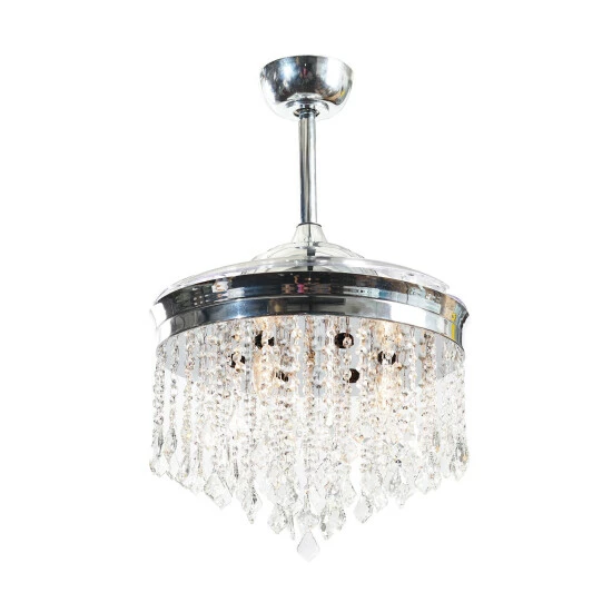 Best Sale ๐ Silver Orchid Shearer Chrome 42-inch Crystal Ceiling Fan Chandelier ๐ฅ 6 Best Sale ๐ Silver Orchid Shearer Chrome 42-inch Crystal Ceiling Fan Chandelier ๐ฅ - Image 4