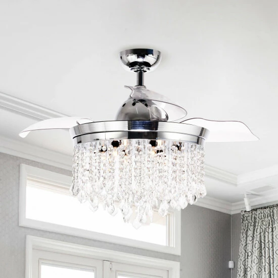 Best Sale ๐ Silver Orchid Shearer Chrome 42-inch Crystal Ceiling Fan Chandelier ๐ฅ 10 Best Sale ๐ Silver Orchid Shearer Chrome 42-inch Crystal Ceiling Fan Chandelier ๐ฅ - Image 8