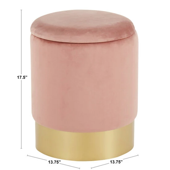 Hot Sale ๐ Silver Orchid Corday Contemporary Nesting Ottoman Set Blue Velvet ๐งจ - Image 6