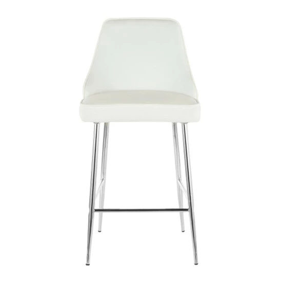 Flash Sale ๐ Silver Orchid Naldi Contemporary Chrome Counter Stool (Set Of 2) - N/A Black Velvet ๐ - Image 8