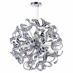 Budget 🌟 Silver Orchid Francen 14-light Chrome Chandelier 👍