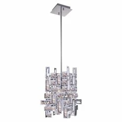 Outlet 😍 Silver Orchid Bunny 1-light Pendant With Chrome Finish 💯