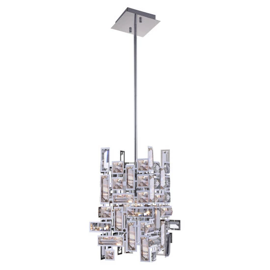 Outlet 😍 Silver Orchid Bunny 1-light Pendant With Chrome Finish 💯