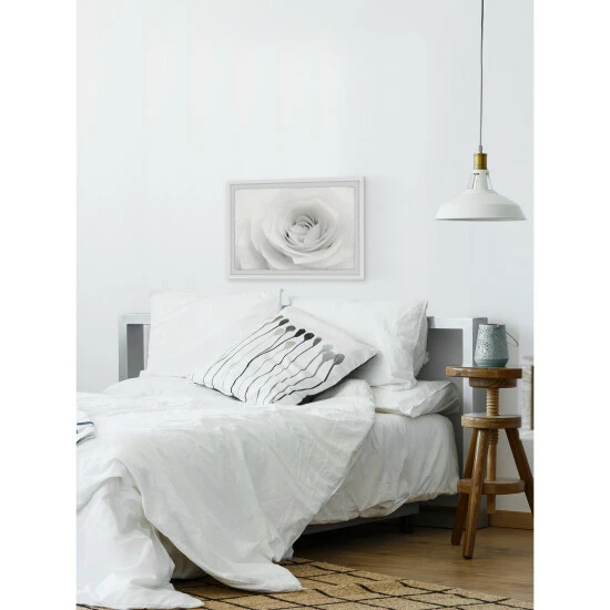 Discount â¤ď¸ Silver Orchid White Layers' Framed Painting Print đ - Image 6