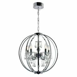 Best Sale 😀 Silver Orchid Daix Chrome 5-light Chandelier 💯 -Silver Orchid Shop unnamed file 3945