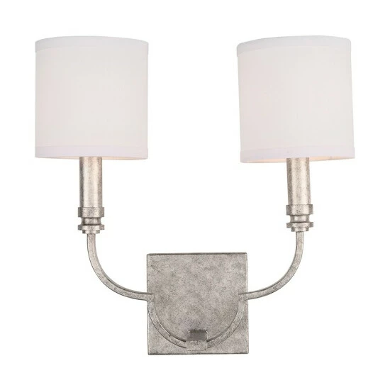 Best deal đ Silver Orchid Grasse 2-light Antique Silver Wall Sconce - Antique Silver âď¸ - Image 4
