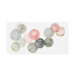 Best Sale 👍 Silver Orchid 'Gilded Spheres Ii' Canvas Art ⭐