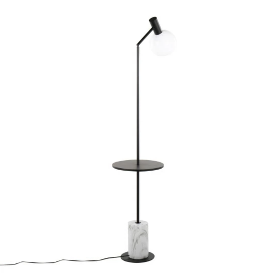 Cheap š Silver Orchid Annabelle Floor Lamp Gold Metal/white Wood ā¤ļø - Image 7