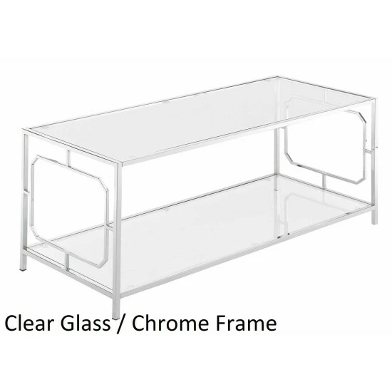 Best deal ๐ Silver Orchid Hitchie Chrome Coffee Table ๐