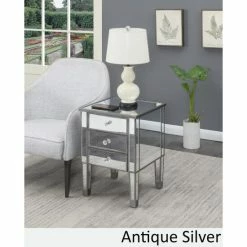 Budget ๐ Silver Orchid Beatriz Silver 3 Drawer Mirrored End Table Mirror / Antique Silver ๐ 13 Budget ๐ Silver Orchid Beatriz Silver 3 Drawer Mirrored End Table Mirror / Antique Silver ๐ -Silver Orchid Shop unnamed file 4096