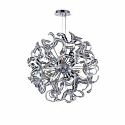 Flash Sale 🥰 Silver Orchid Francen Chrome 18-light Chandelier 🎉