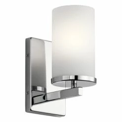 Coupon 🎉 Silver Orchid Geniat 1-light Chrome Wall Sconce 😍