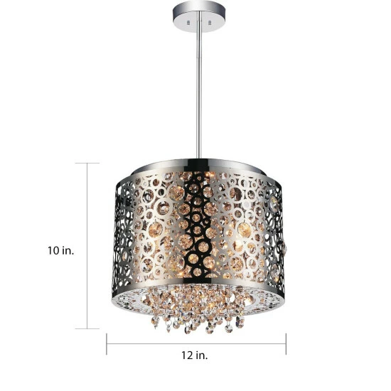 Top 10 𤊠Silver Orchid Boyd 4-light Mini Pendant With Chrome Finish đ - Image 2