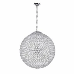 Cheapest ✔️ Silver Orchid Abel 9-light Globe Crystal Chandelier With Chrome Finish 🛒