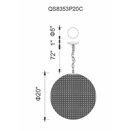 Cheapest โ๏ธ Silver Orchid Abel 9-light Globe Crystal Chandelier With Chrome Finish ๐ - Image 2