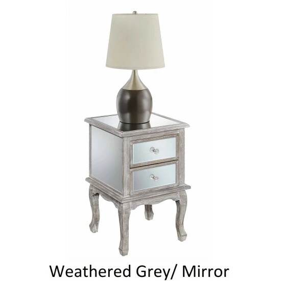 Wholesale ๐ Silver Orchid Vicky Mirrored End Table Silver Frame/mirror โญ 7 Wholesale ๐ Silver Orchid Vicky Mirrored End Table Silver Frame/mirror โญ - Image 5