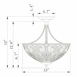 Cheapest 🧨 Silver Orchid Hart Chrome And Crystal 3-Light Semi-Flush Ceiling Lamp ⭐ -Silver Orchid Shop unnamed file 4181