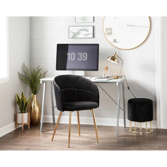 Buy ๐ Silver Orchid Ralston Contemporary-Glam Velvet Upholstered Chair - N/A Green ๐งจ