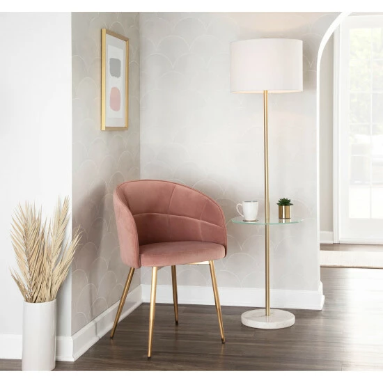 Buy ๐ Silver Orchid Ralston Contemporary-Glam Velvet Upholstered Chair - N/A Green ๐งจ - Image 8