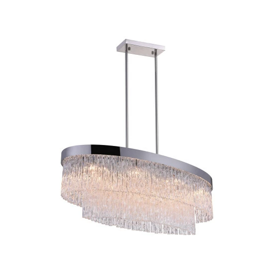 Best Pirce đ€© Silver Orchid Chaplin 8-light Chandelier With Chrome Finish đ