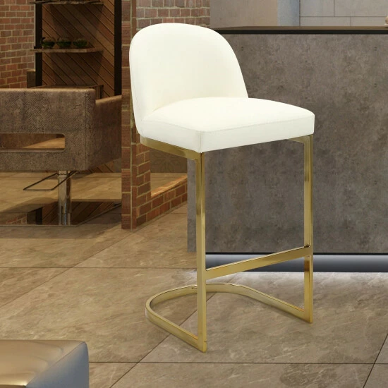 Discount đ Silver Orchid Boardman PU Leather Bar Stool/Counter Stool Chair Black đ - Image 5