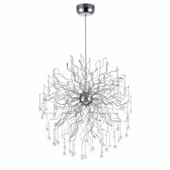 Promo 🛒 Silver Orchid France 32-light Chrome Chandelier 🔥