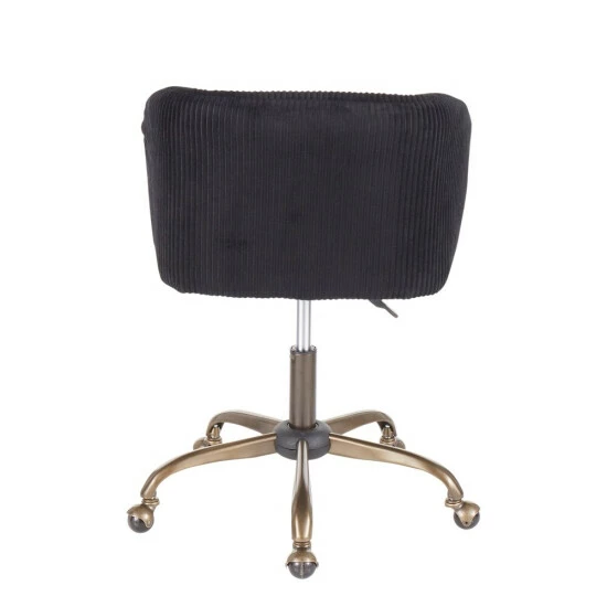 Best deal ๐ Silver Orchid Arthur Corduroy Task Chair Yellow ๐ 6 Best deal ๐ Silver Orchid Arthur Corduroy Task Chair Yellow ๐ - Image 4