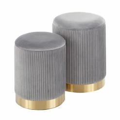 Best deal ⌛ Silver Orchid Corday Contemporary Pleated Nesting Ottoman Set Black 🌟 -Silver Orchid Shop unnamed file 43
