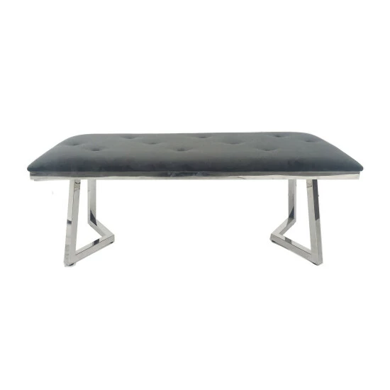 Top 10 ๐ฅ Silver Orchid Molander Dark Grey Upholstered Tufted Bench ๐ฏ