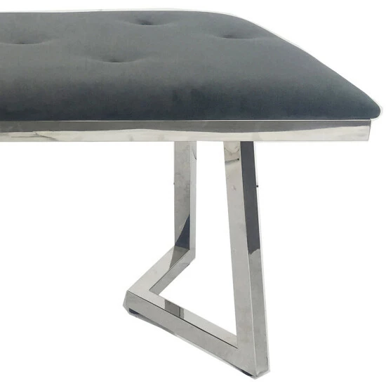 Top 10 ๐ฅ Silver Orchid Molander Dark Grey Upholstered Tufted Bench ๐ฏ - Image 3