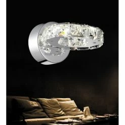 Wholesale 🌟 Silver Orchid Brownlee LED Wall Sconce With Chrome Finish 💯