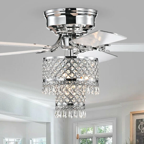 Flash Sale ๐งจ Silver Orchid Lawrence Pull-chain Ceiling Fan ๐