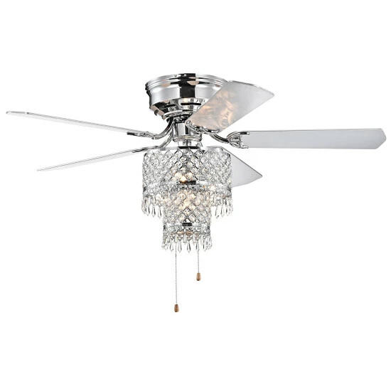 Flash Sale ๐งจ Silver Orchid Lawrence Pull-chain Ceiling Fan ๐ - Image 4