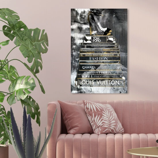 Coupon đ Silver Orchid 'Clear Fashion Thoughts Night' Wall Art Canvas Print đ - Image 8