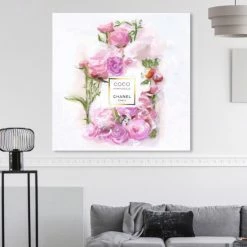 Best Pirce 💯 Silver Orchid 'Bottle Bouquet ' Wall Art Canvas Print 💯