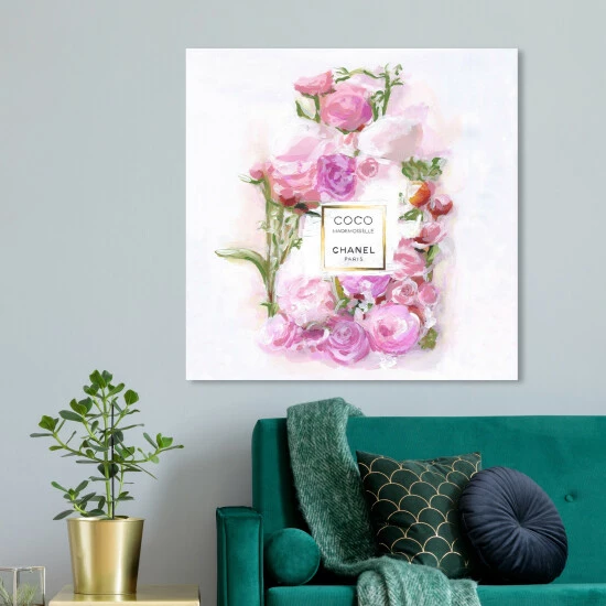 Best Pirce ๐ฏ Silver Orchid 'Bottle Bouquet ' Wall Art Canvas Print ๐ฏ - Image 6