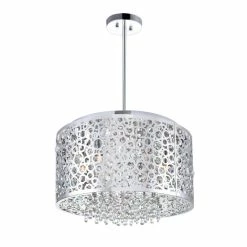 Hot Sale 💯 Silver Orchid Boyd 6-light Chandelier With Chrome Finish 🎉