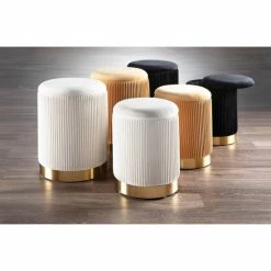Best deal ⌛ Silver Orchid Corday Contemporary Pleated Nesting Ottoman Set Black 🌟 -Silver Orchid Shop unnamed file 44