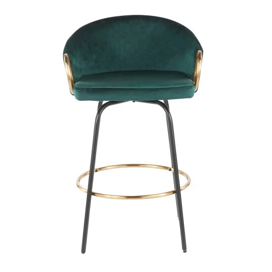 Top 10 ๐ Silver Orchid Battista Contemporary Glam Velvet Counter Stool (Set Of 2) - N/A Green ๐ 8 Top 10 ๐ Silver Orchid Battista Contemporary Glam Velvet Counter Stool (Set Of 2) - N/A Green ๐ - Image 6